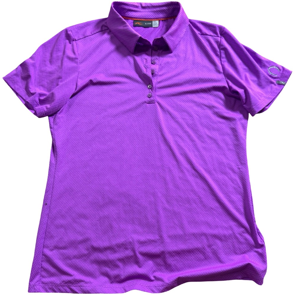 KJUS Women Eve Polo S/S 38|M Purple Good Short Sleeve Sport Fit 161-2A10-LK4
